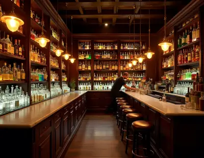Apothecary Bar Interior Vintage