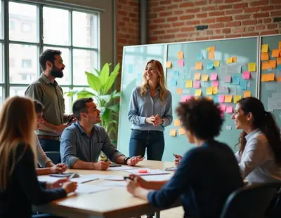 Diverse Team Brainstorming Session