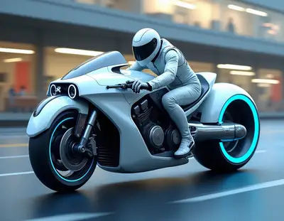Futuristic Concept Motorcycle