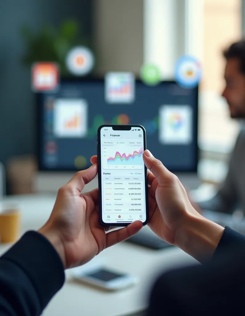 Mobile App UI Showcase - AI generated Business & Marketing image (app, ui design, mobile)