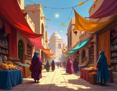 Fantasy Desert Marketplace