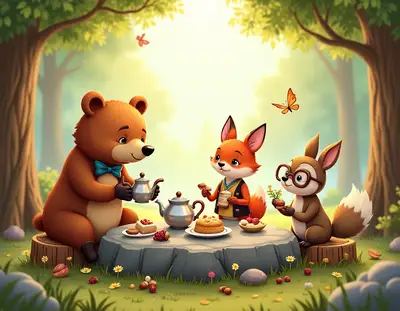 Woodland Animals Tea Party