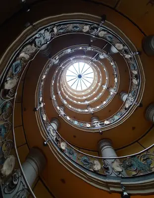 Renaissance Spiral Staircase Upward