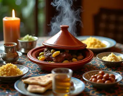 Moroccan Tagine Feast Spread