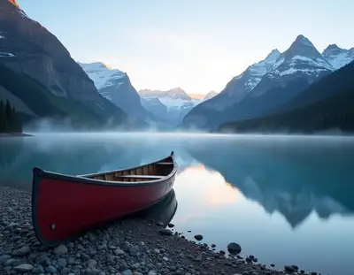 Mirror Lake Dawn Canadian Rockies
