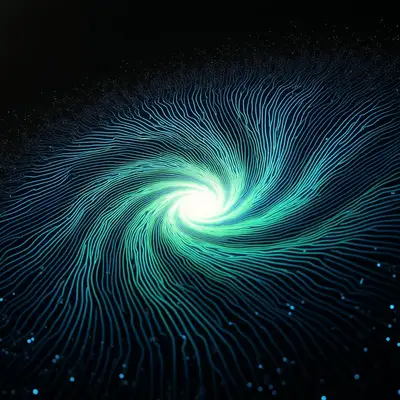 Generative Vortex Line Art