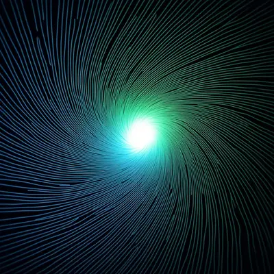 Generative Vortex Line Art