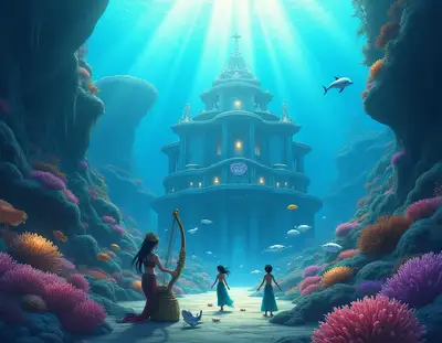 Anime Underwater Mermaid Kingdom