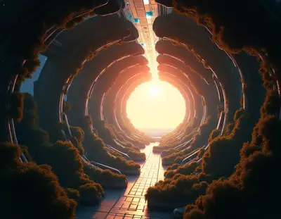 Generation Starship Interior City