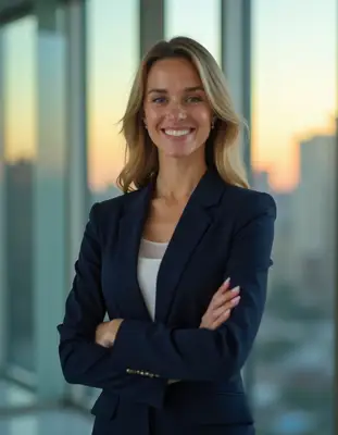 Businesswoman in Modern Office
