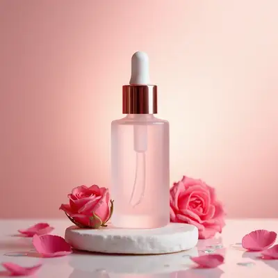 Luxury Serum Bottle Product Shot