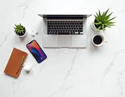 Professional Workspace Flat-Lay