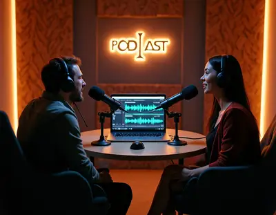 Professional Podcast Studio Setup