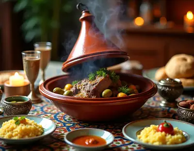 Moroccan Tagine Feast Spread