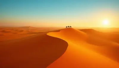 Sahara Desert Dunes at Sunrise
