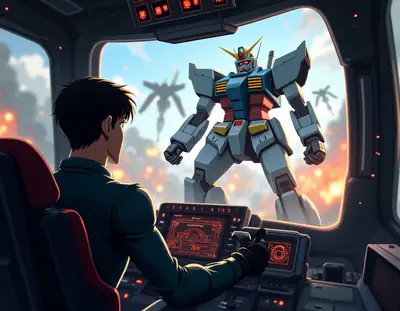 Mecha Cockpit Battle View