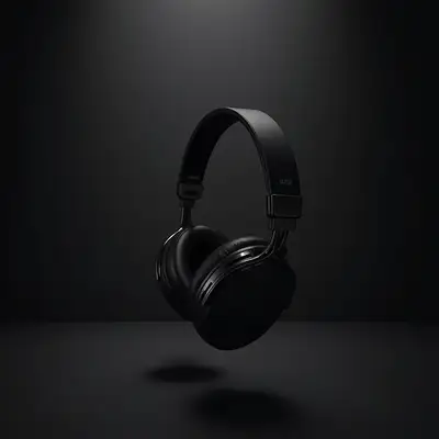Premium Headphones Product Photo
